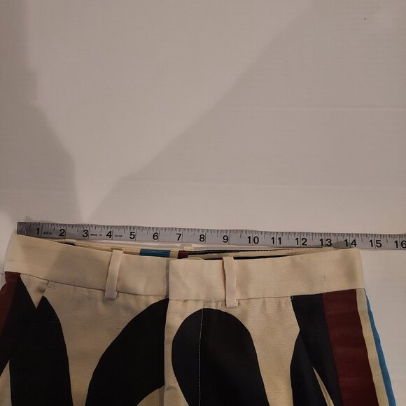 Zara High Waist Printed Wide Leg Pants Size XS NWOT - Picture 10 of 13